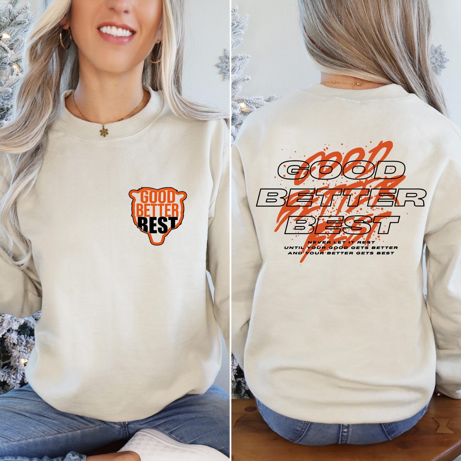 Good Better Best Sweatshirt, Chicago Pro Football Mantra Shirt, Inspirational Coach Shirt, Good Better Best Football Lover T-Shirt'4418702104