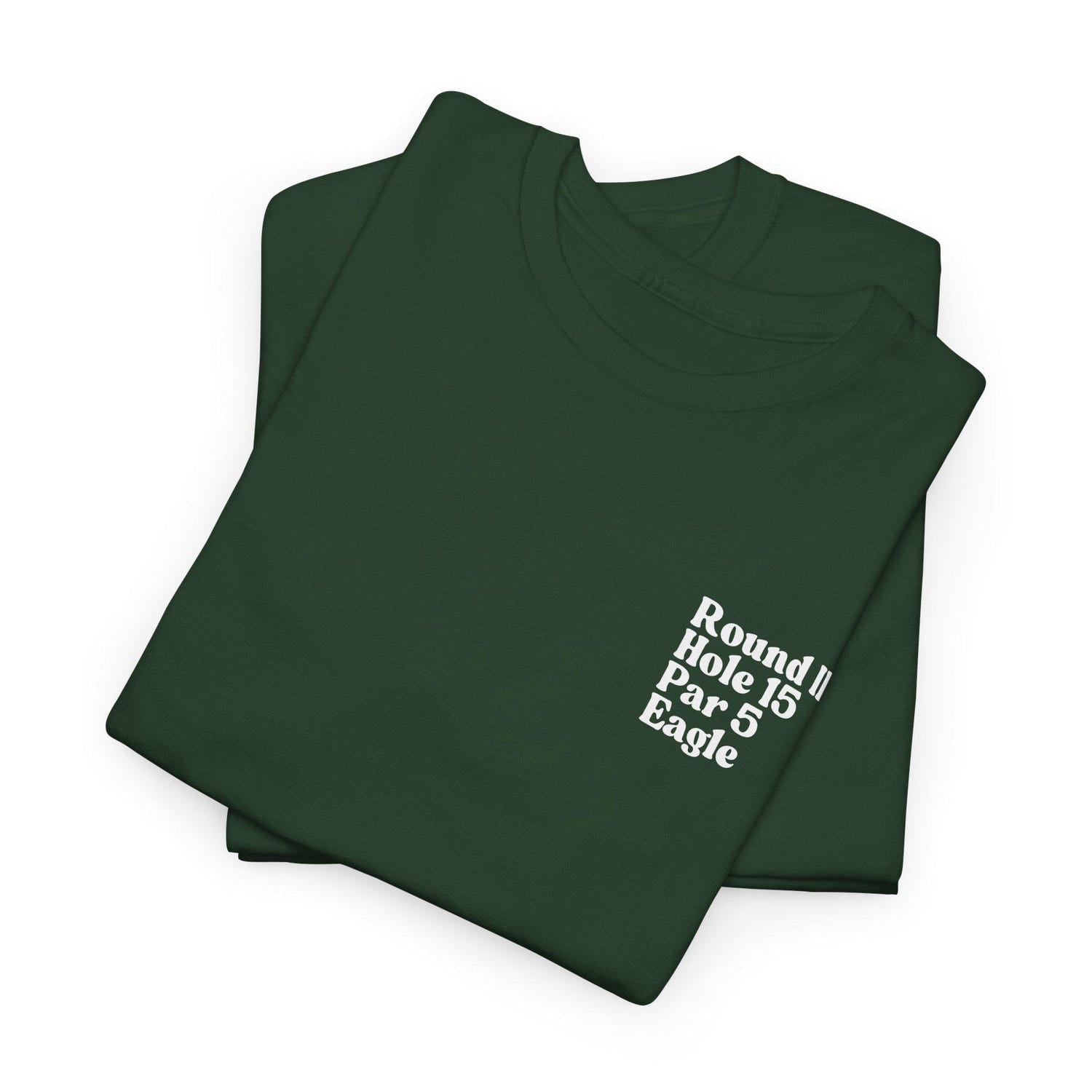 Rory McIlroy Masters Golf T Shirt Iconic 15th Hole Eagle Shot at Augusta