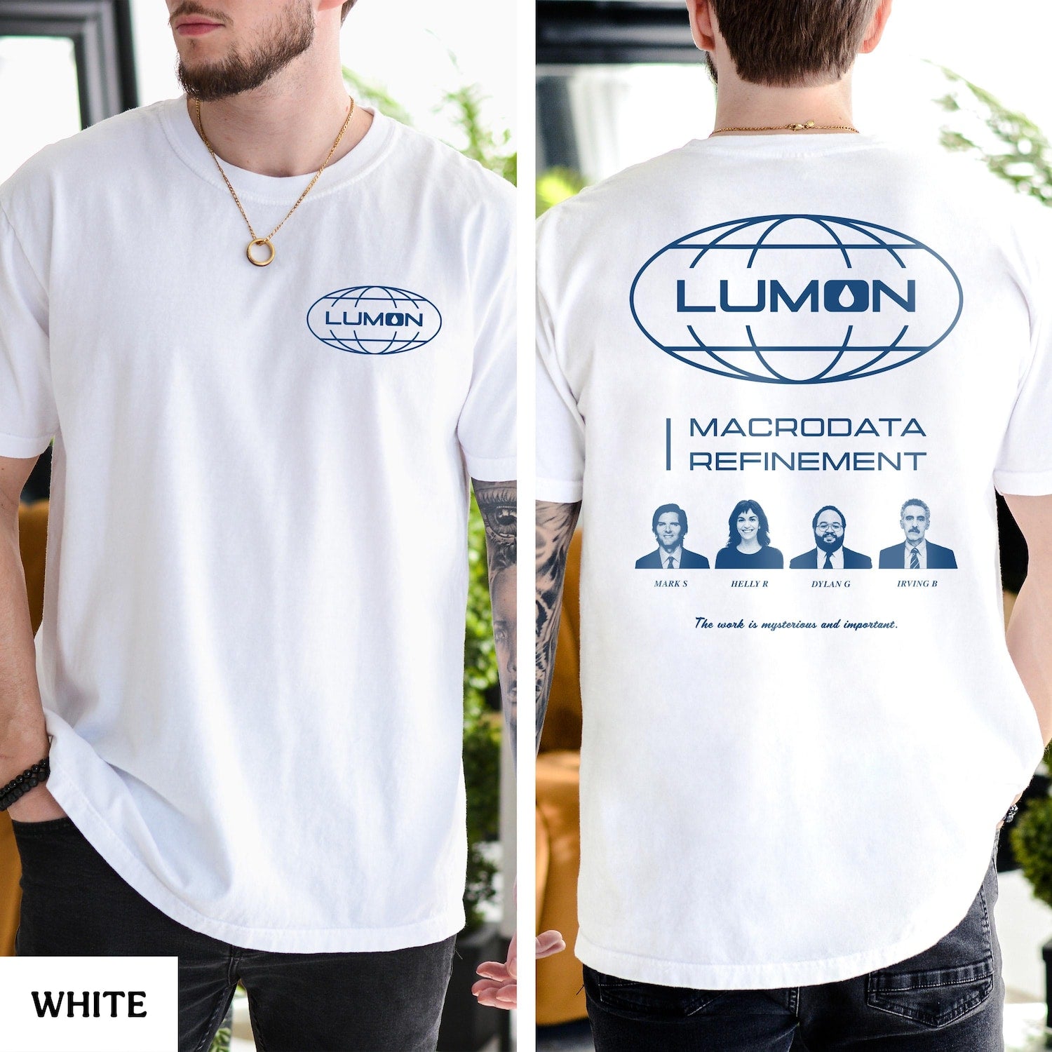 Lumon Unisex T-Shirt, Severance, Tv Show, Macrodata Refinement, Severance T-Shirt, Severance Shirt, Lumon Shirt, Mark S