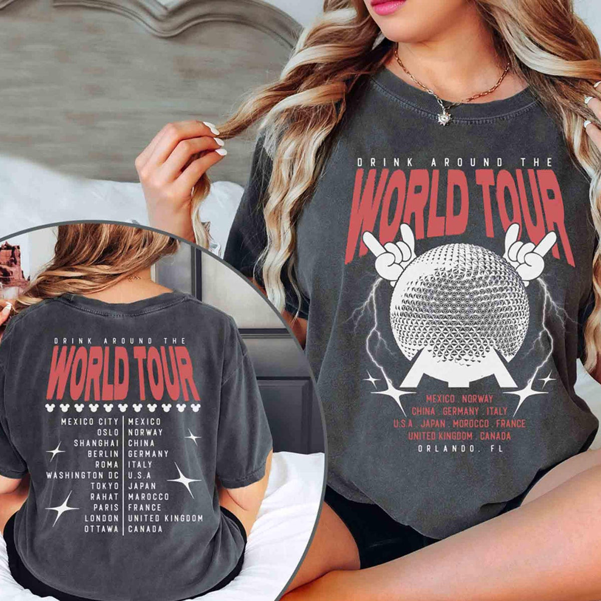 Epcot World Tour Shirt, Drink Around The World Shirt, Group Trip Shirt, Epcot World Shirt, Epcot Drink Around the World Tee'1872187107