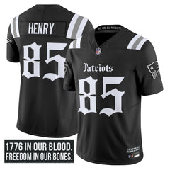 N.E Patriots #85 Hunter Henry ‘Gothic Revolution Edition’ Limited Jersey