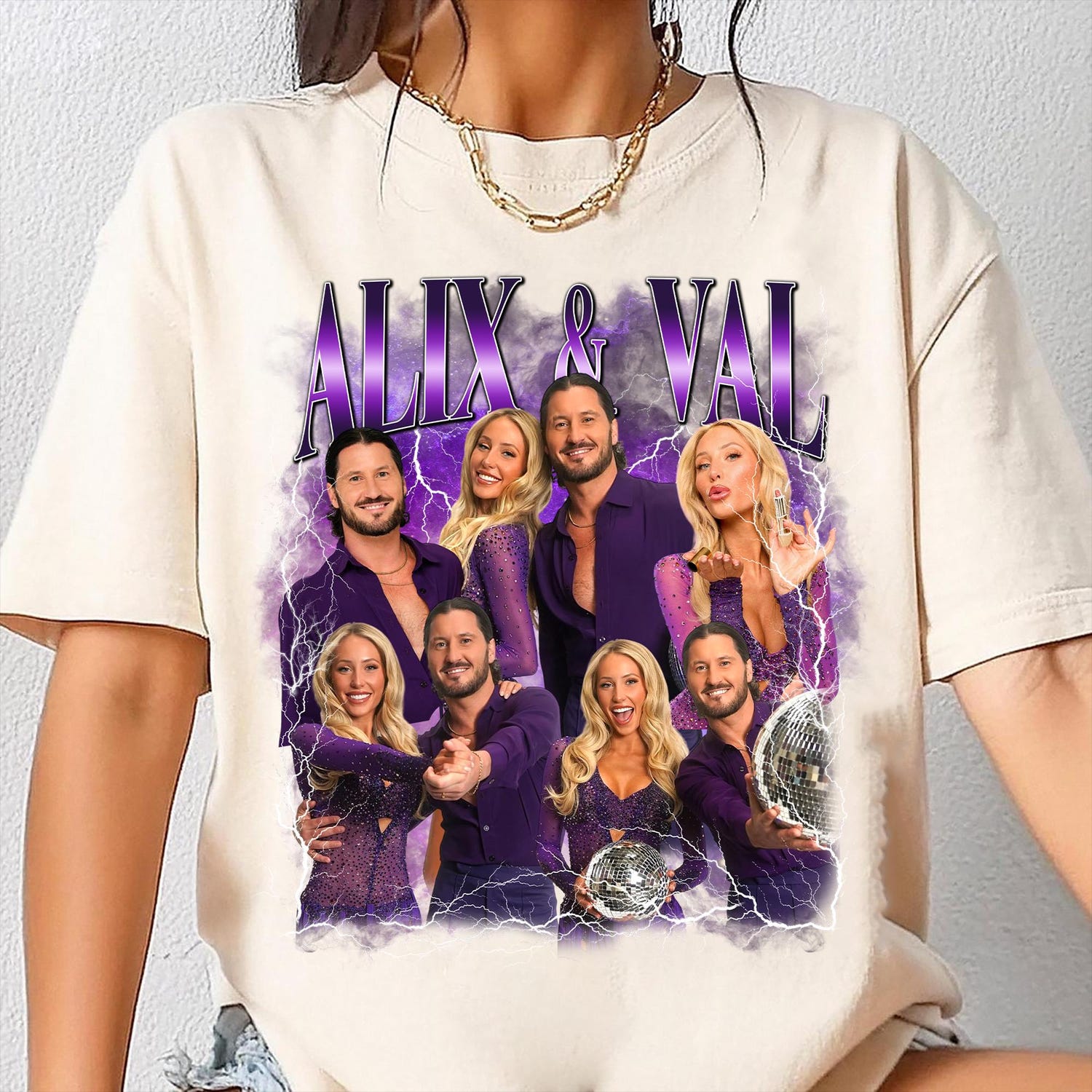 Alix and Val Shirt, Sparkle Dance Duo Bootleg TShirt, Trending Ballroom Show Fan Shirt, Vintage Dance Duo Fan Shirt