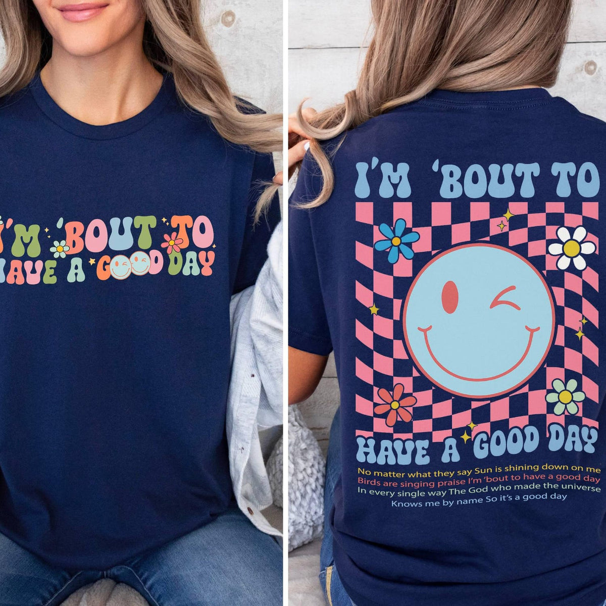 I�m Bout to Have a Good Day Christian Shirt,Motivational Faith Shirt, God Is Good T-shirt, Religious Gospel Tee, Inspirational Bible T-Shirt'4323515678