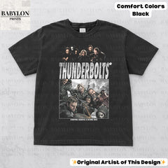 Vintage Thunderbolts T Shirt Marvel Shirt Disney Sweatshirt Yelena Belova Shirt Gift Bucky Barnes Shirt Winter Soldier Retro Marvel Tee MCU