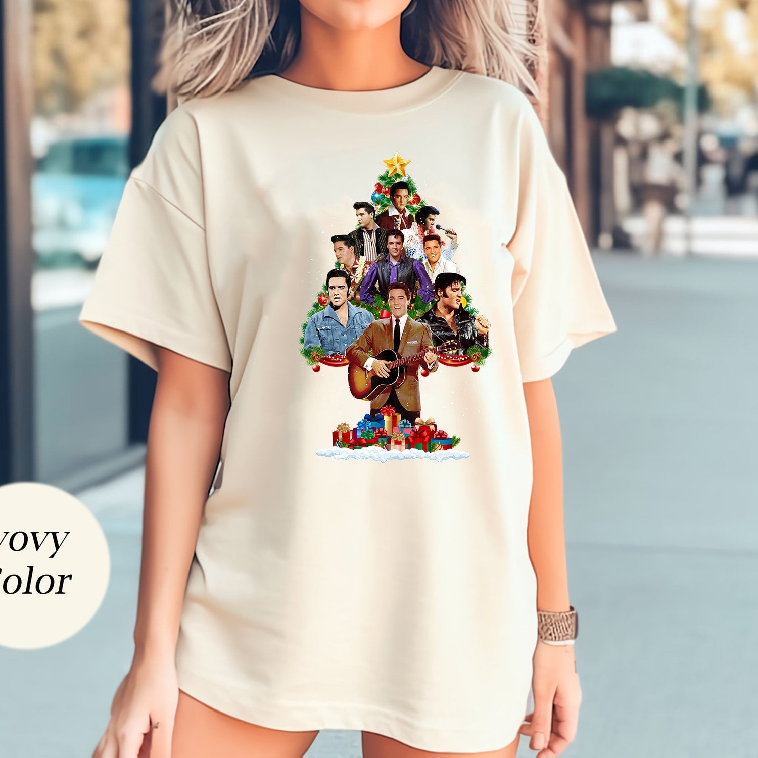 Elvis Presley Christmas Comfort Colors Shirt, Elvis Presley Merry Christmas T-Shirt, Elvis Presley Shirt 2024, Christmas Gift Unisex Shirt'1566110971