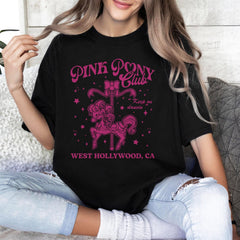 Pink Pony Club Shirt, Chappell Roan Shirt, Midwest Princess Tour, Sapphic Lesbian Pride Music Shirt, Keep On Dancing, WLW Pride Music Tee