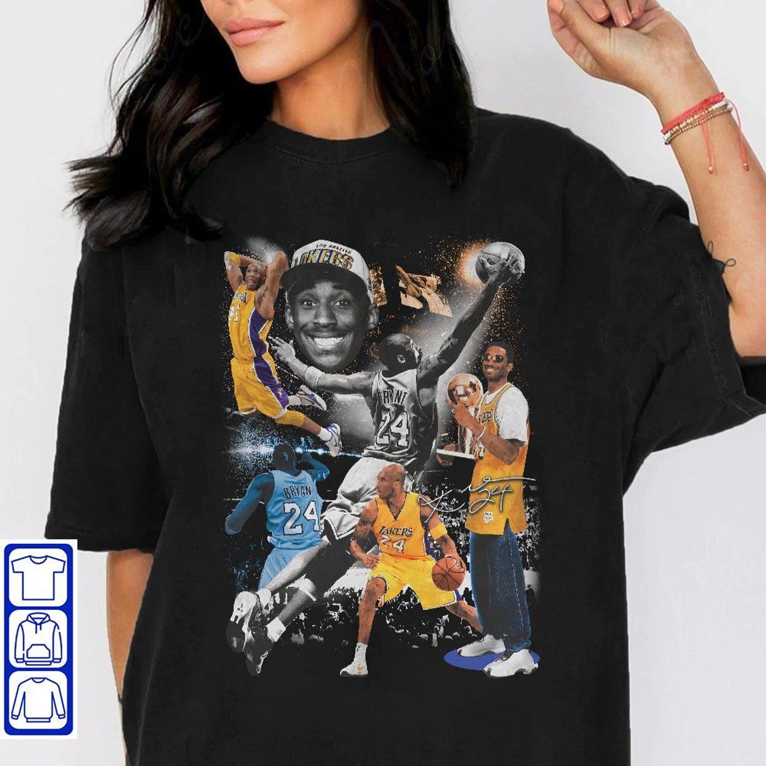 Kobe Bryant 90s Vintage Bootleg Style Basketball T-Shirt, Kobe Bryant Basketball T-Shirt, Kobe Bryant 90S Vintage Bootleg Gift Fan