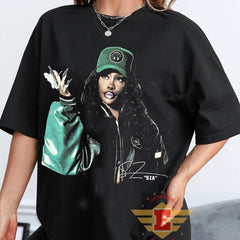 Sza Vintage Style  Shirt, Sza New Bootleg 90s Black T-Shirt, Music RnB Singer Rapper Shirt, Gift For Fan, Vintage Style Shirt