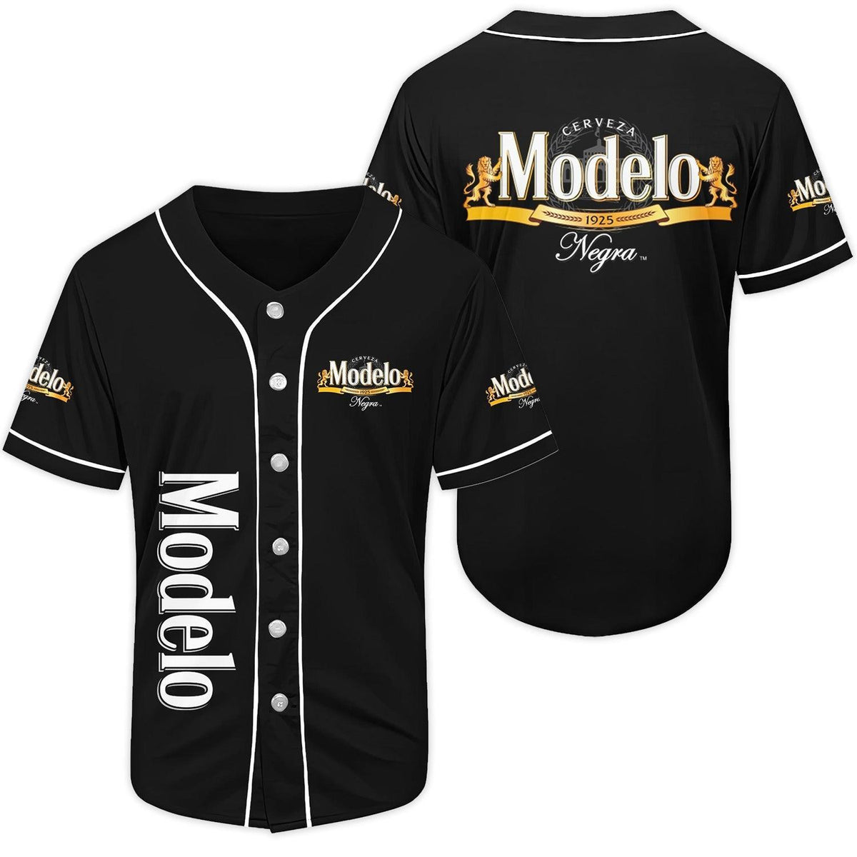 Black Modelo Negra Beer Baseball Jersey - Shirt King