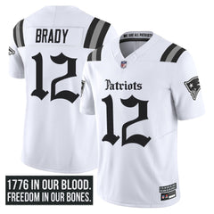 N.E Patriots #12 Tom Brady ‘Gothic Revolution Edition’ Limited Jersey