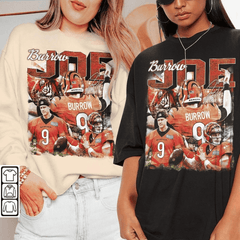 two women wearing matching shirts with the same image