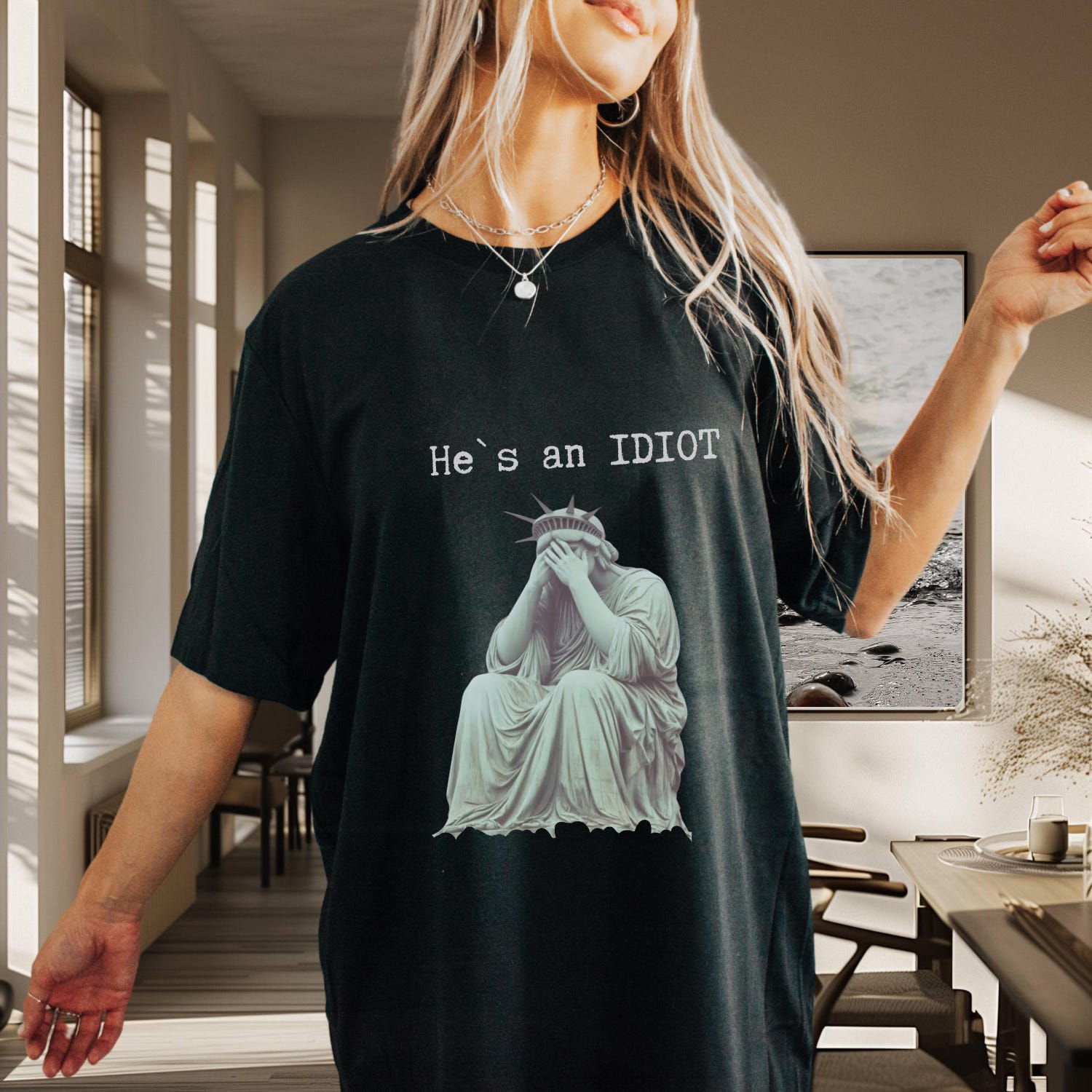 He is an IDIOT , Shirt, Anti Trump Shirt, Election Day Shirt, Funny Trump Shirt, Sarcastic Trump Shirt, Anti Trump Tee, Trump Shirt, Gift