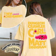 New Achievement Dungeon Crawler Carl Comfort Color T-Shirt, Gift For Reader Shirt, Fantasy Science Fiction Book Lover Donut Fan Tee