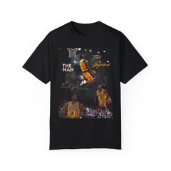 2 sided Kobe Bryant - Man, Myth, Legend Unisex Dyed-Garment T-shirt