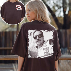 Two Side Dale Earnhardt Middle Finger Shirt, Racing Fan SweatShirt, Nascar Shirt, Daytona 500 Shirt, Gift For Her