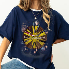 Marvel Studios Thunderbolts Movie 2025 Vintage Shirt, Thunderbolts Shirt, Florence Pugh Shirt, Marvel Poster Tee, MCU Avengers Campus Shirt