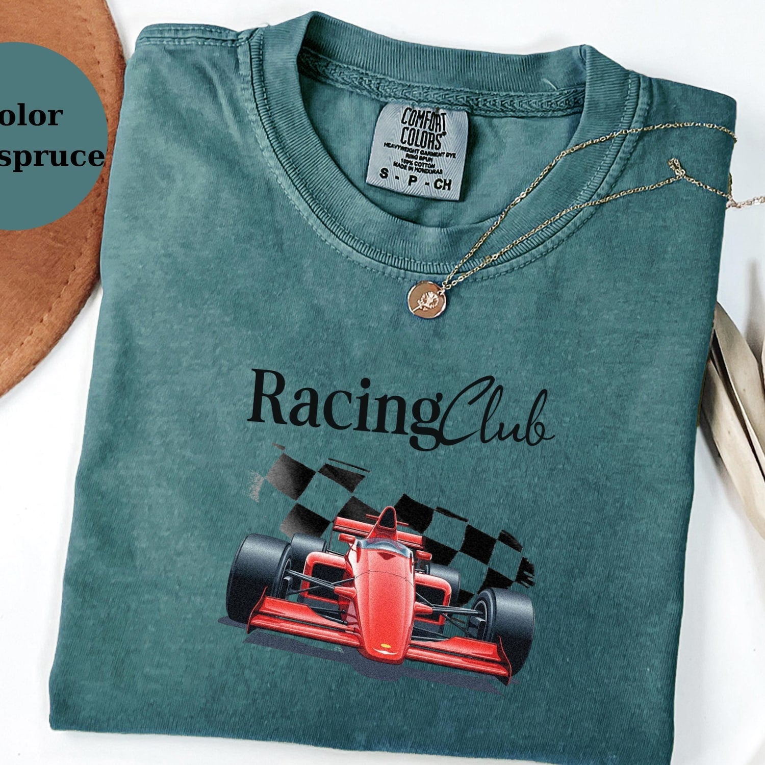Racing Club F1 Car T-Shirt � Race Fan Tee � Motorsport Driver Gift � Formula Racing Shirt
