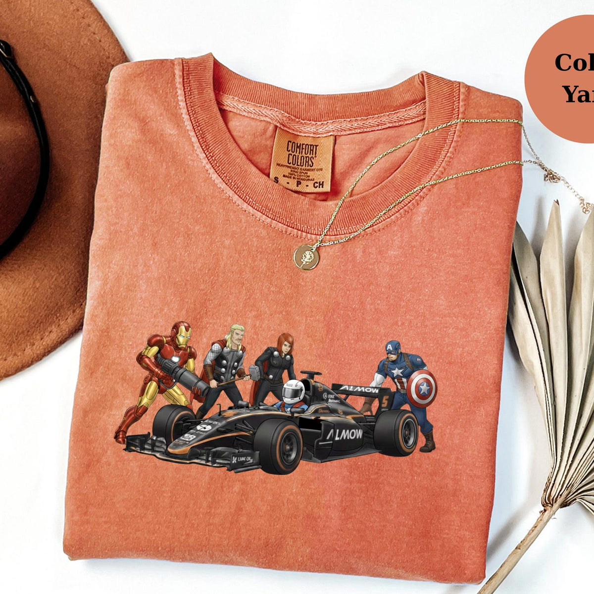 F1 Pit Crew Avenger Tee � Race Car Fan Shirt � Funny Racing Gift � Marvel Style Motorsport Tee