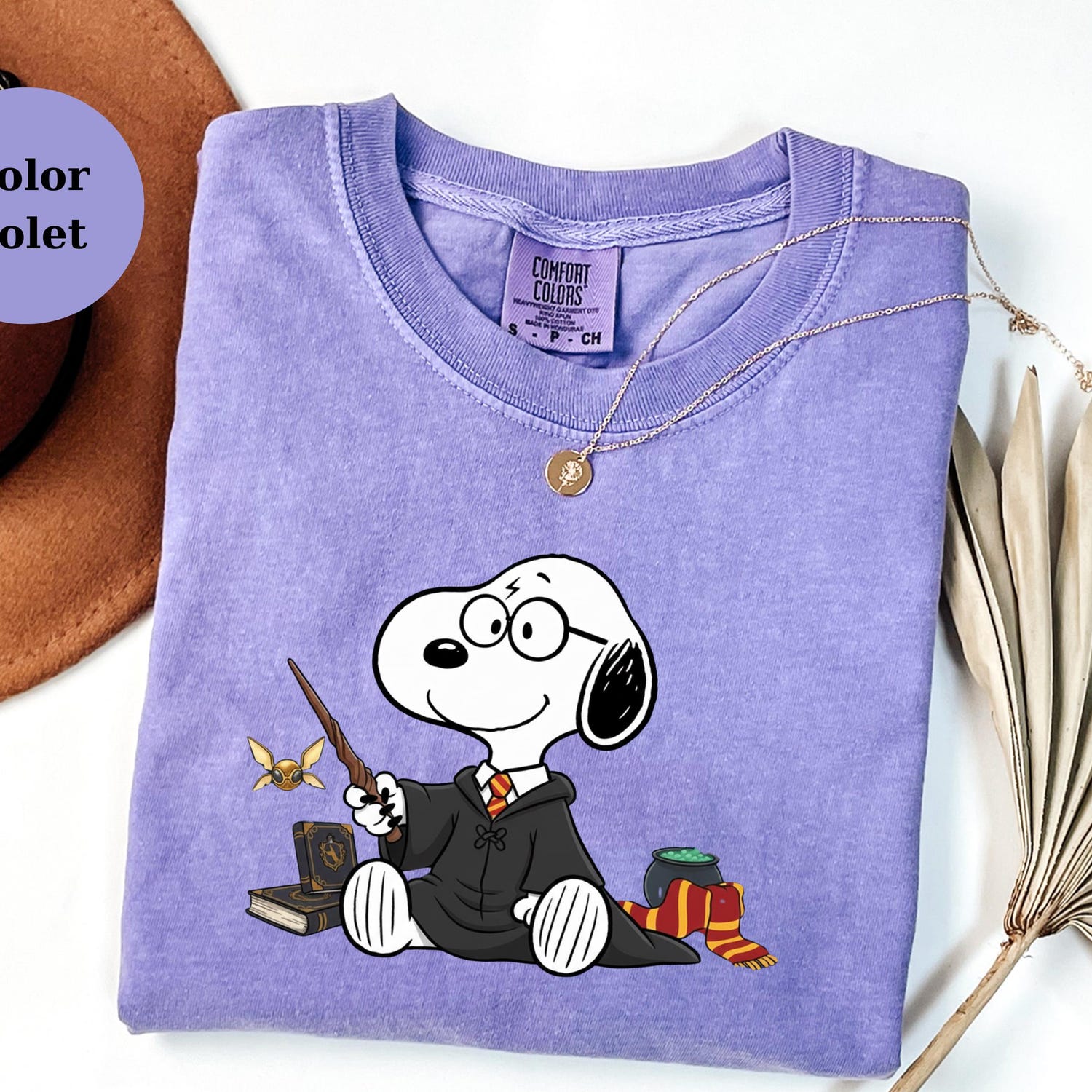 Cute Harry Potter Snoopy T-Shirt � Magic Dog Tee � Cozy Wizard Gift Shirt