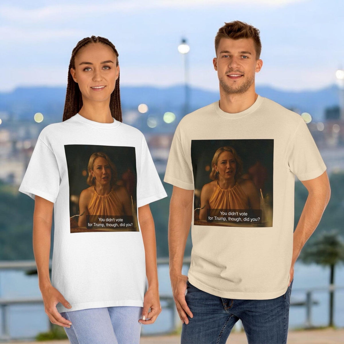 You Did Not Vote for Trump, Though, Did You?  Laurie from White Lotus Quote T shirt, Funny Political Statement Tee, Unisex Graphic Tee,