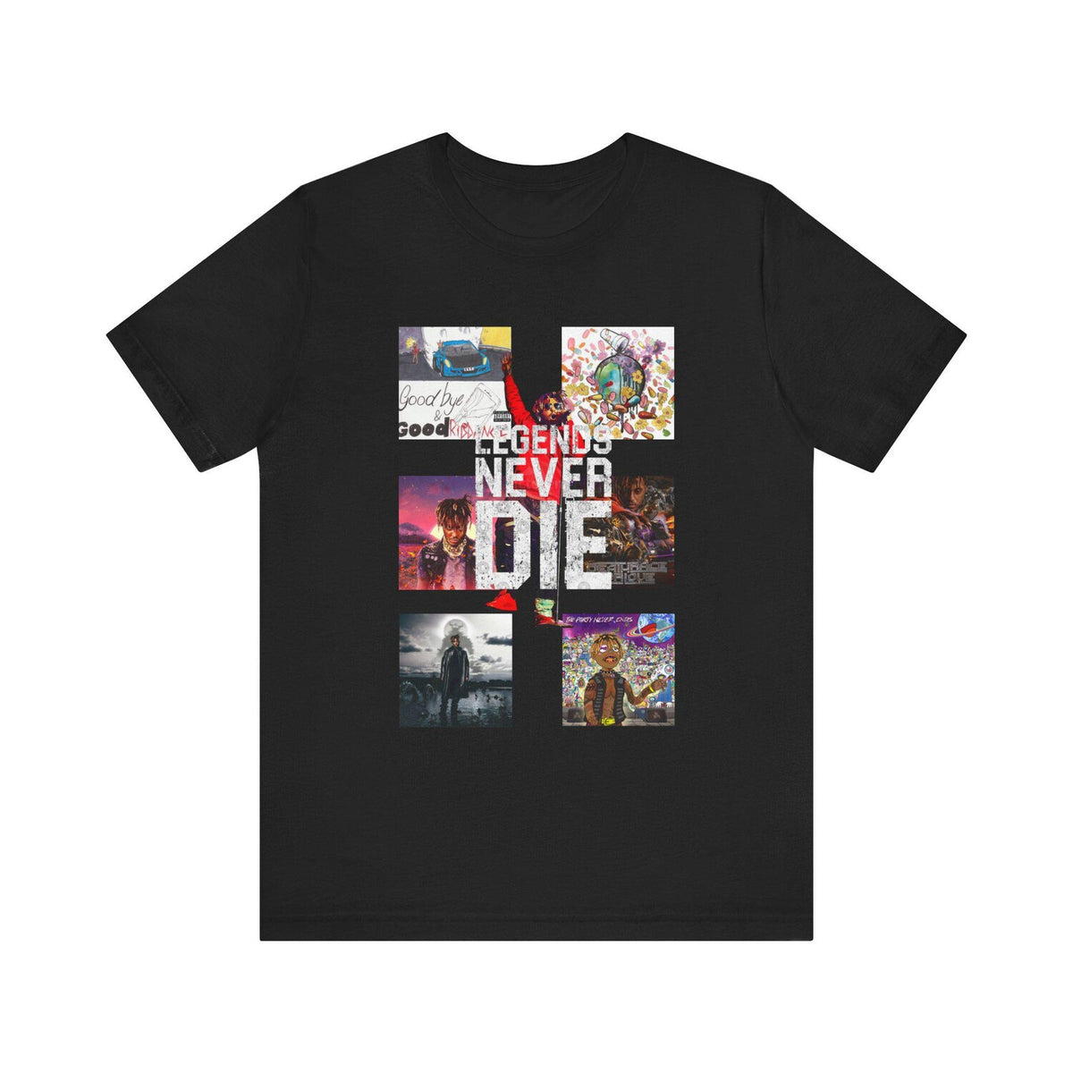 Juice WRLD 999 Tribute T-Shirt - Lucid Dreams Graphic Tee - Legends Never Die Fan Apparel Album Cover T-Shirt HipHop Style Tee Fan Apparel