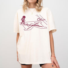 Brutus Ohio State Snow Fan Football Shirt, Brutus vs Michigan Game Day T-shirt; Ohio Football, Erase The M Ohio State Rivalry, Brutus Shirt'4420974814