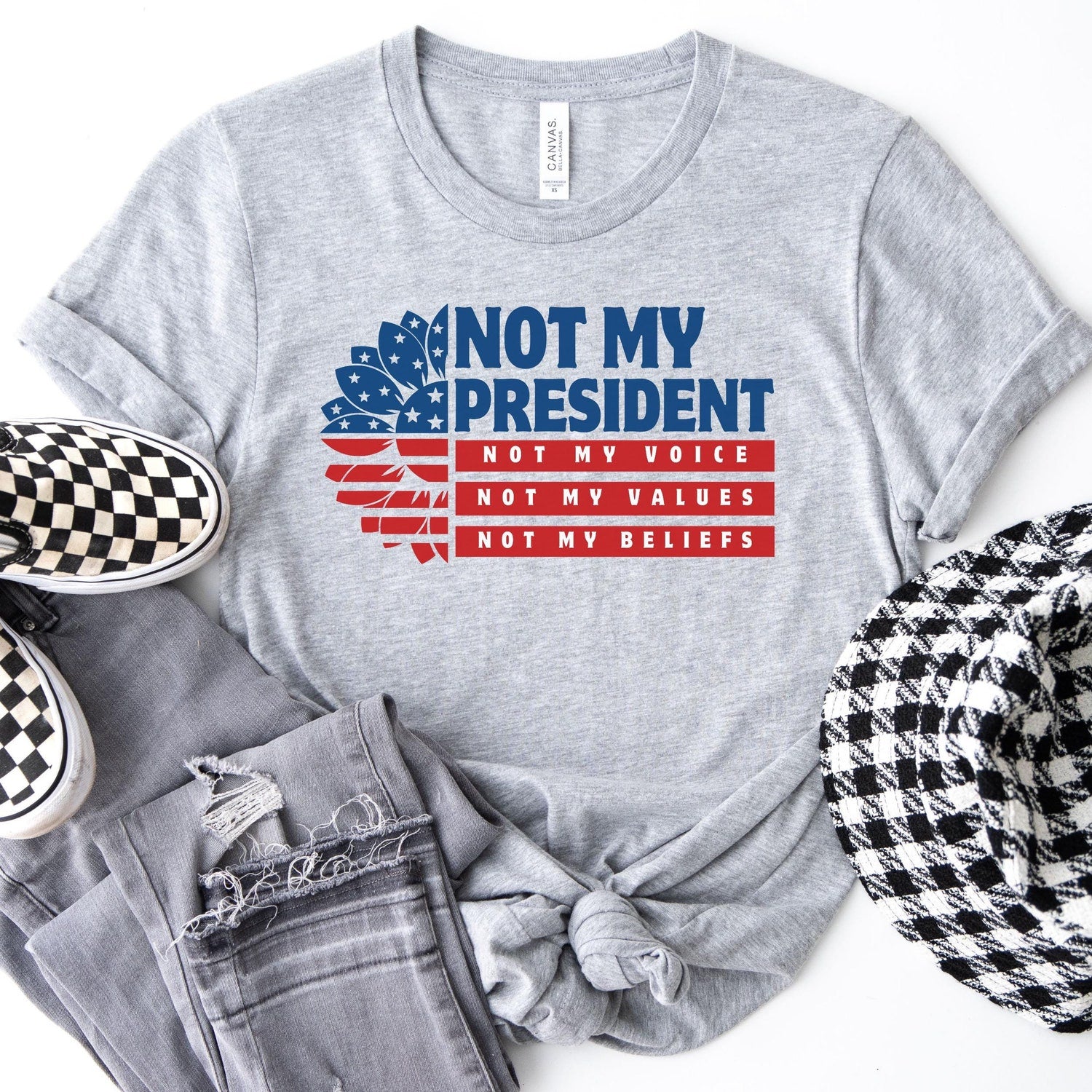 Not My President Shirt, Anti Trump Shirt, Feminist Shirt, Fuck Trump Shirt, Democrat Shirt, Election Shirt, Gift for Democrat, Equality Tee