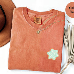 Snowflake Cookie T-Shirt, Cute Winter Christmas Cookie Tee