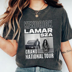 Kendrick lamar X SZA Retro Tshirt, Vintage SZA sthirt, Reto Kendrick Lamar Shirt, Bootleg tshirt Kendrick Lamar tm242
