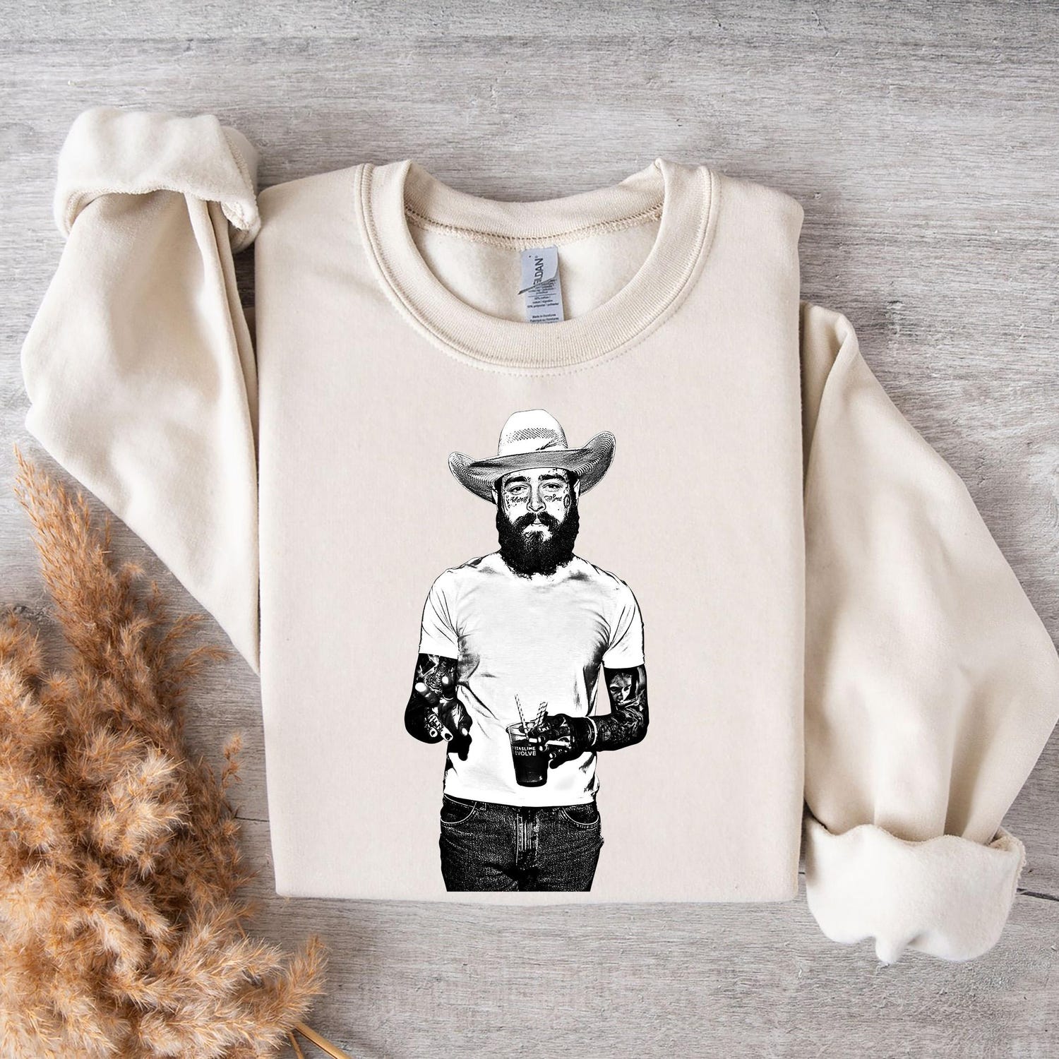 Cowboy Post Shirt, Posty Rap Shirt, Malone Music The Album, Posty Tour Rapper Gift for Women Men Tee