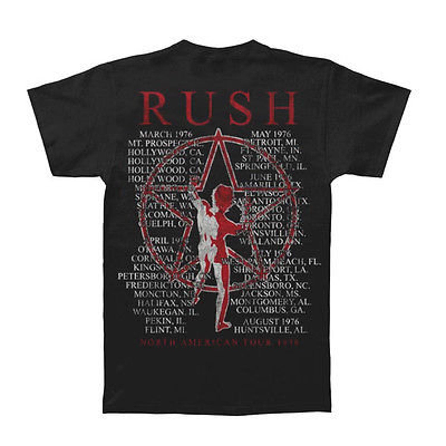 Rush 2112 Tour 1976 T-Shirt'640743616