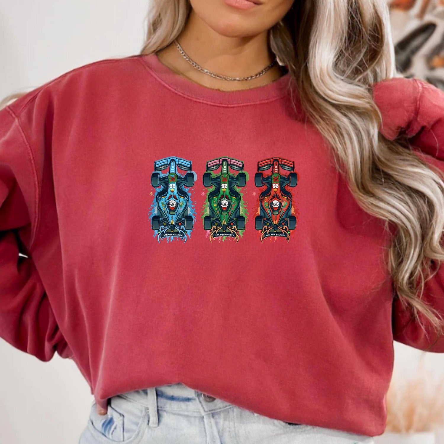 F1 Racing Sweatshirt, Formula Race Sweater, Motorsport Fan Gift, Fast Car Crewneck, Racing Driver Jumper, Race Day Outfit