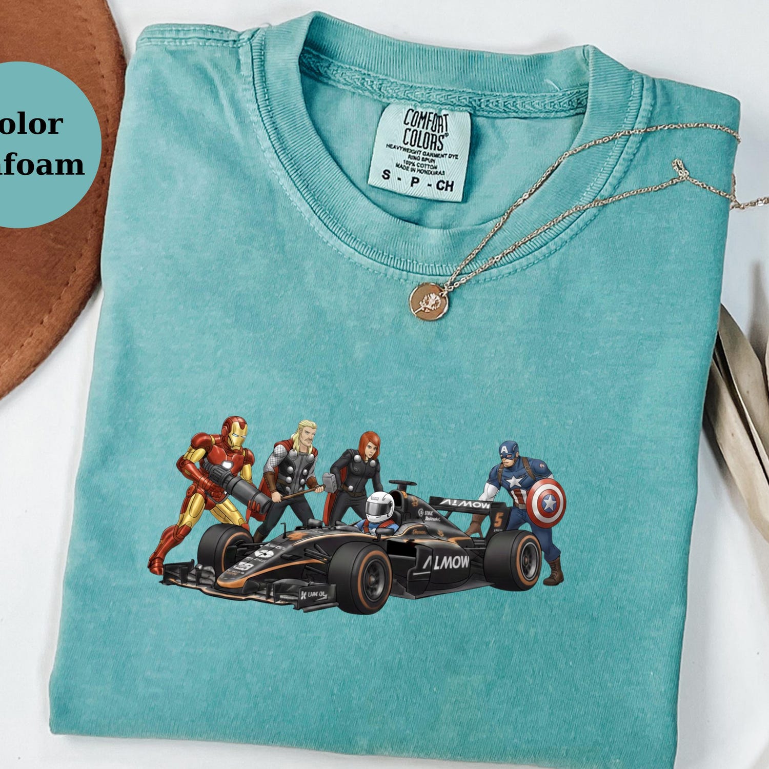 F1 Pit Crew Avenger Tee � Race Car Fan Shirt � Funny Racing Gift � Marvel Style Motorsport Tee