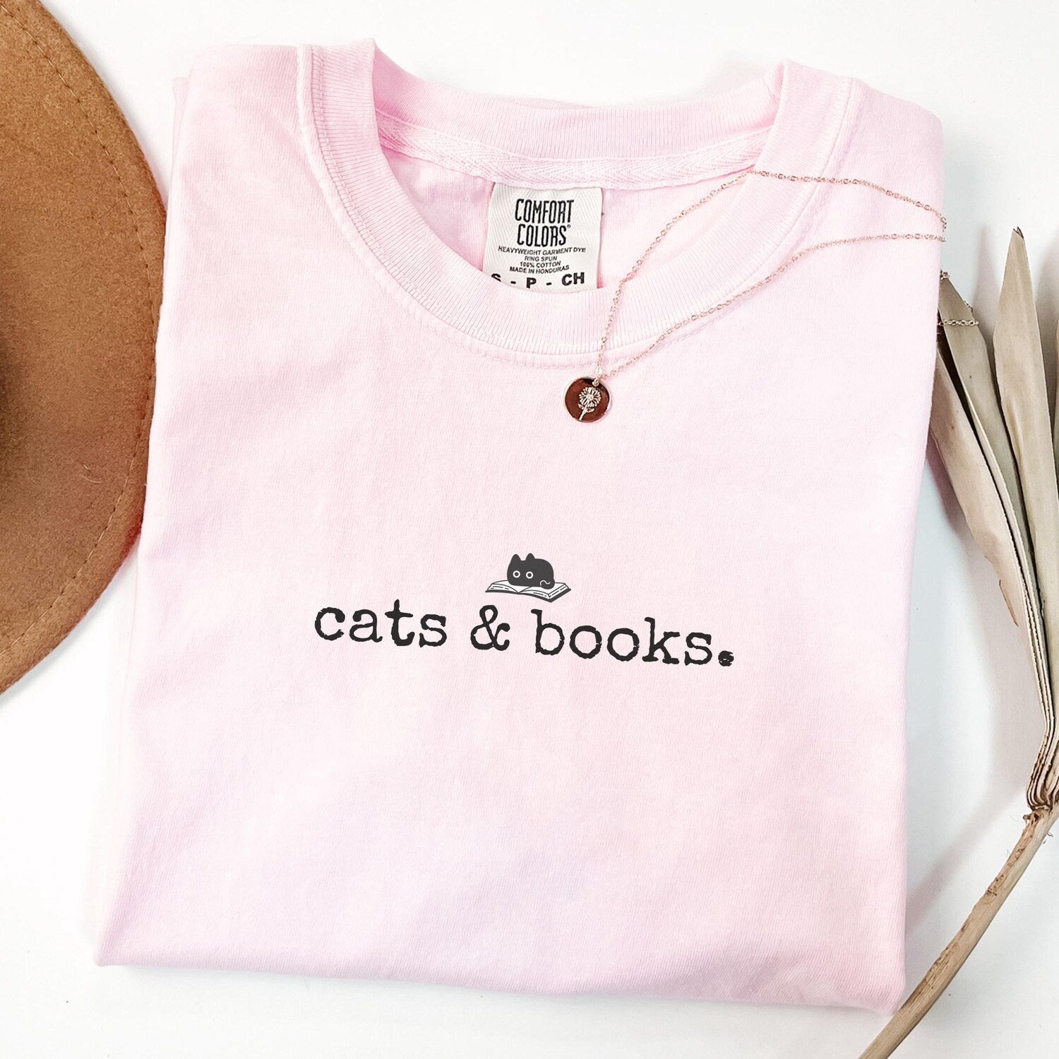 Cats and Books Shirt, Book Lover T-shirt, Bookish Tee, Reading Tshirt, Gift for Cat Lover, Bookish Gift, Librarian Shirt