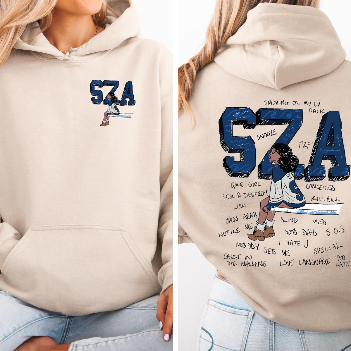 Good Days Hoodie, Album Merch Shirt, SOS Tour Shirt, Vintage Hip Hop Shirt, Album Tour Shirt, Women Surfing Shirt, Gift for Her