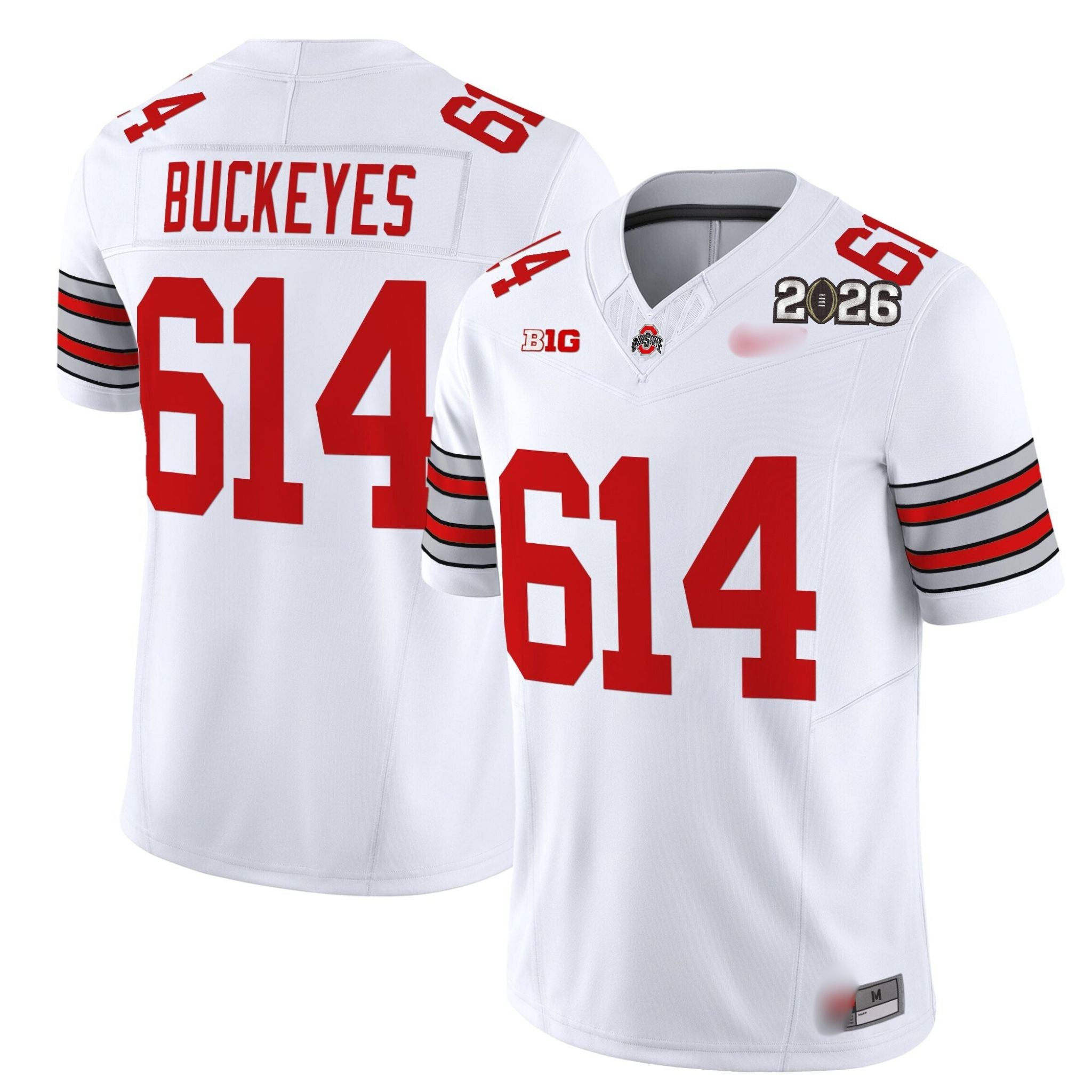O.S Buckeyes #614 ‘Heritage Stripe’ 2026 Fan Jersey