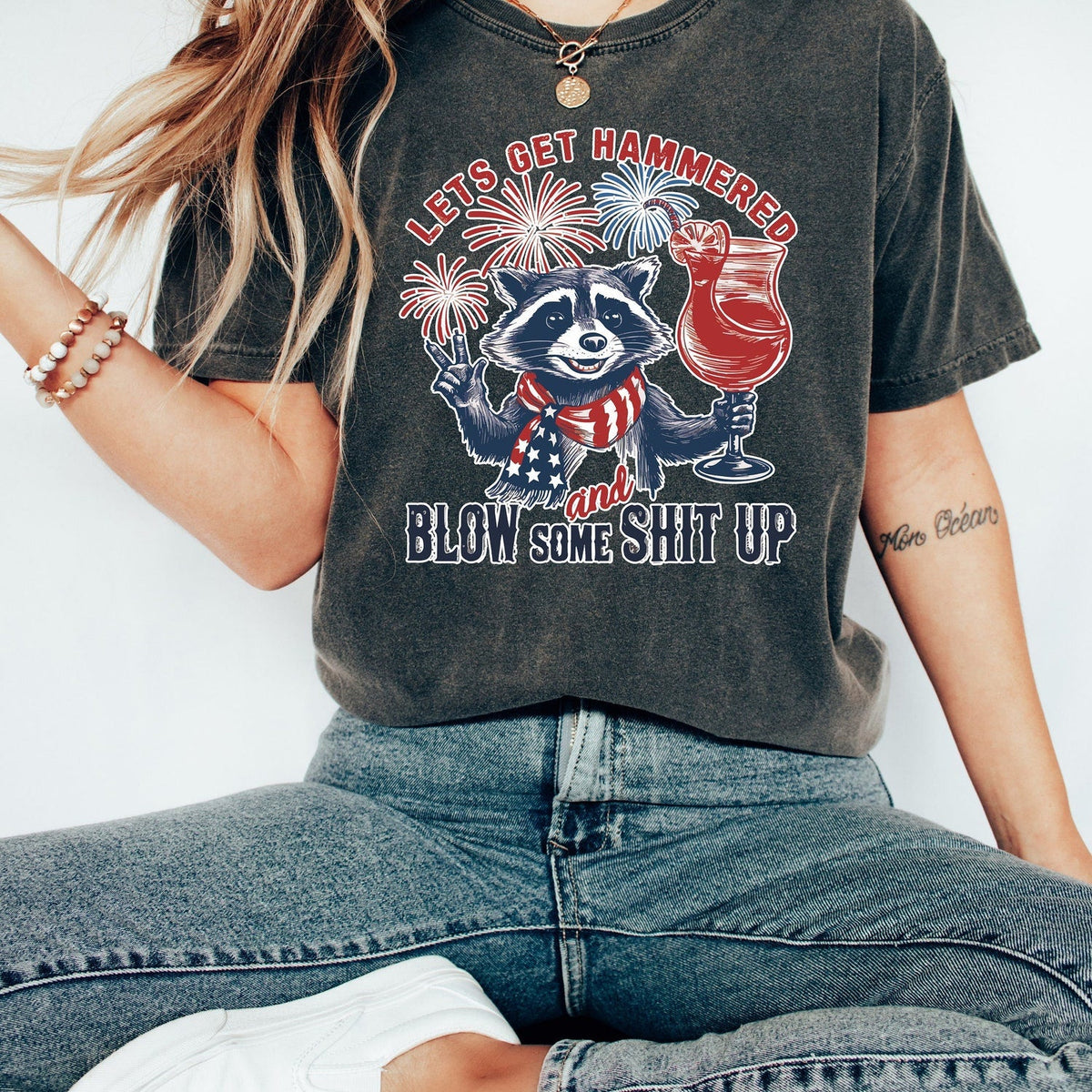Getting Star Spangled Hammered Shirt, America Shirt, Funny America Shirt, 4th Of July Shirt, Party in the Usa Shirt, Independence Day Shirts