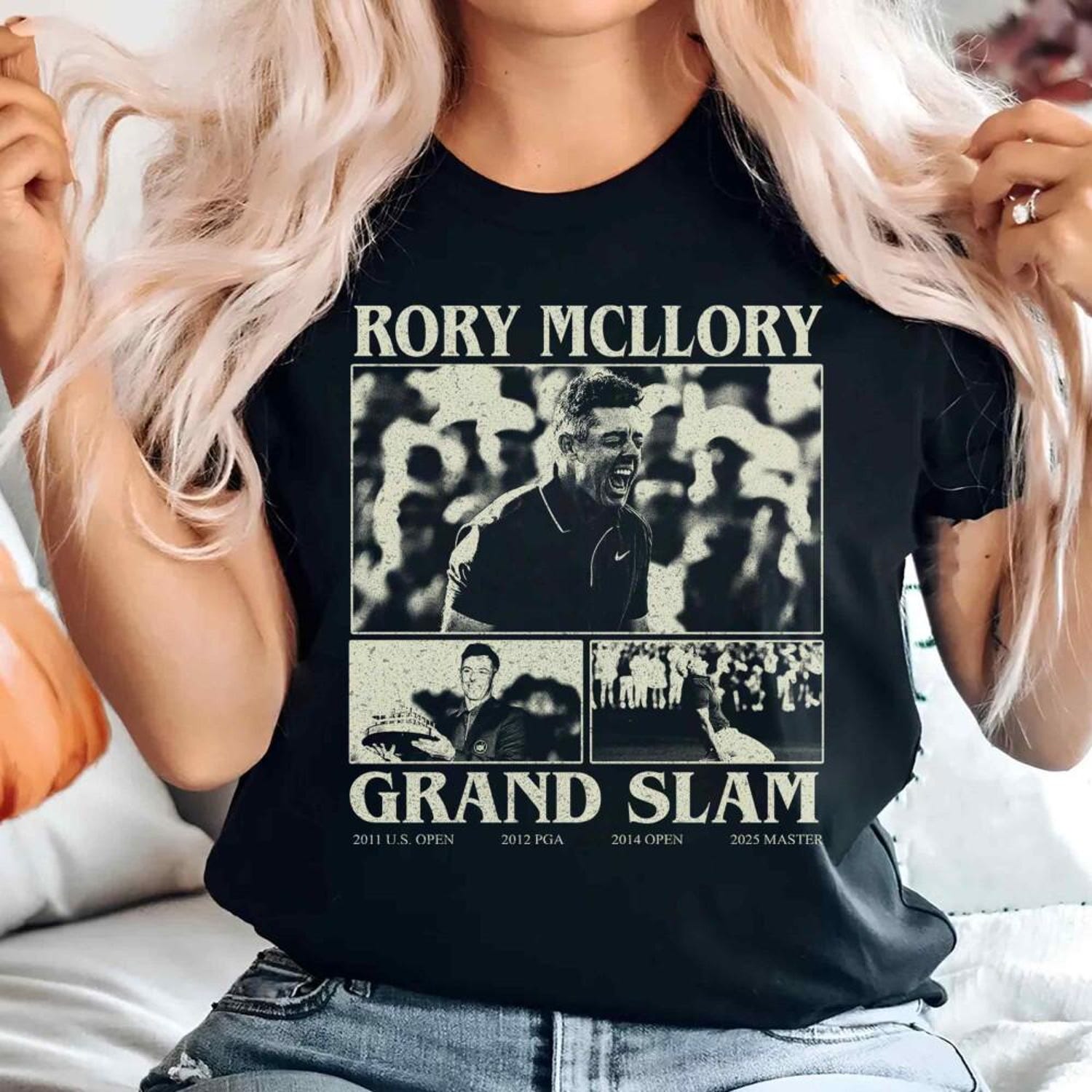 Retro Rory Mcilroy  Shirt, The Masters Tournament 2025 SweatShirt, Grand Slam Golf Club Shirt, Agusta Master Shirt, Gift For Gofler
