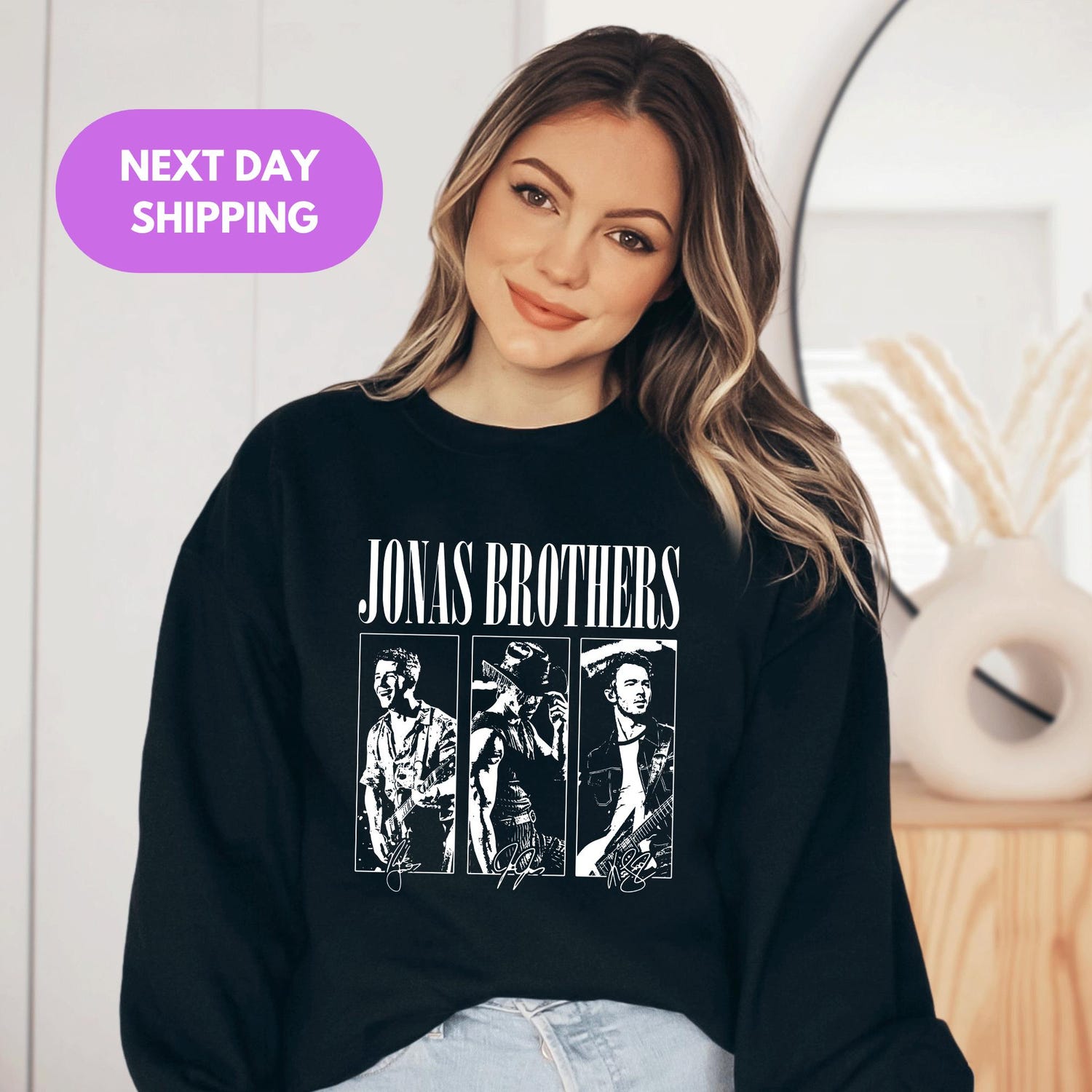Concert Sweatshirt, Jonas Brothers Shirt'4410150726