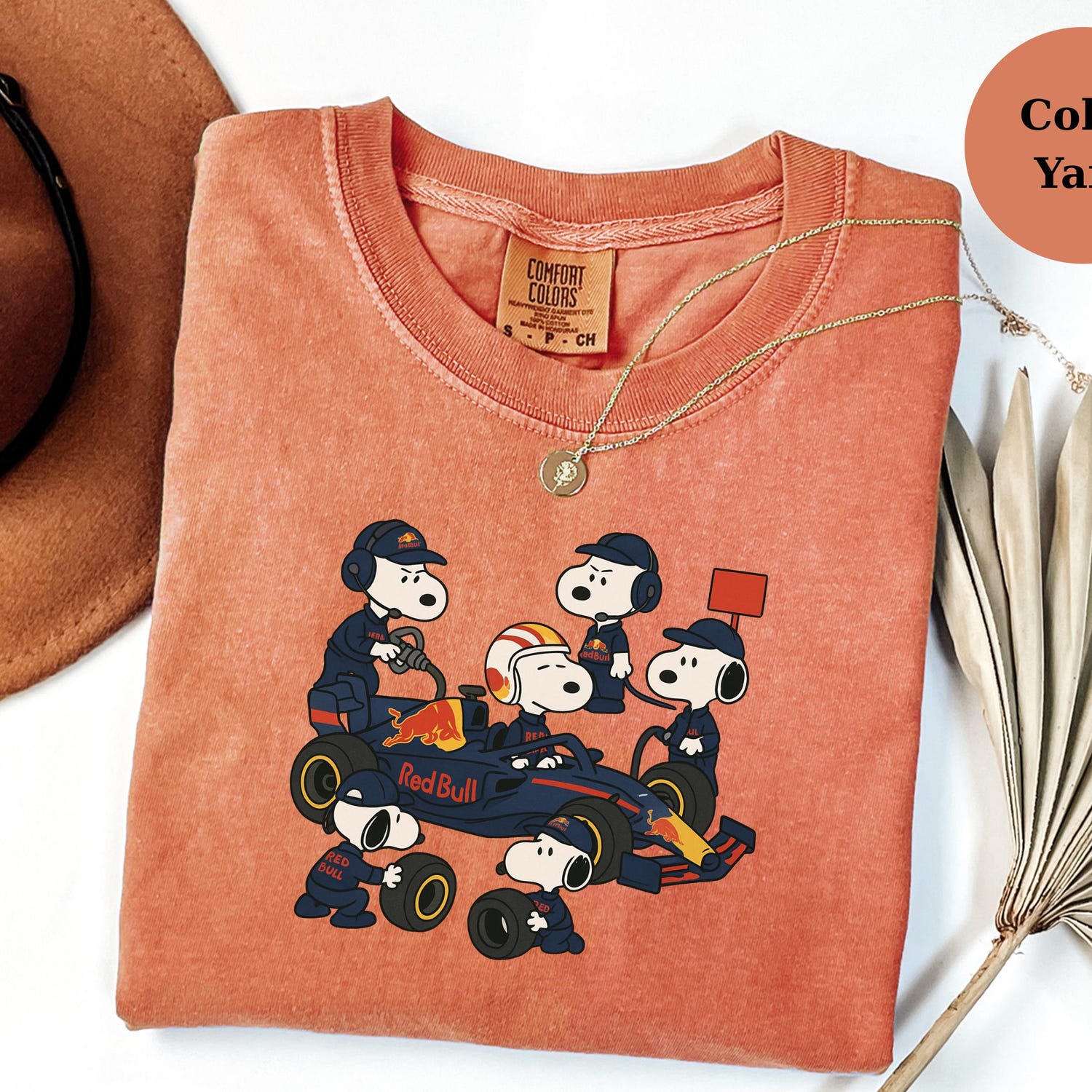 Snoopy Red Bull Pit Crew Shirt, Racing Fan Tee, Formula 1 Mechanic T-Shirt, F1 Race Lover Gift, Motorsport Fan Apparel