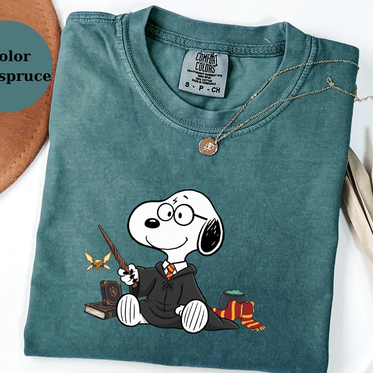 Cute Harry Potter Snoopy T-Shirt � Magic Dog Tee � Cozy Wizard Gift Shirt