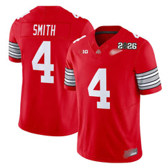O.S Buckeyes #4 Jeremiah Smith ‘Heritage Stripe’ 2026 Fan Jersey