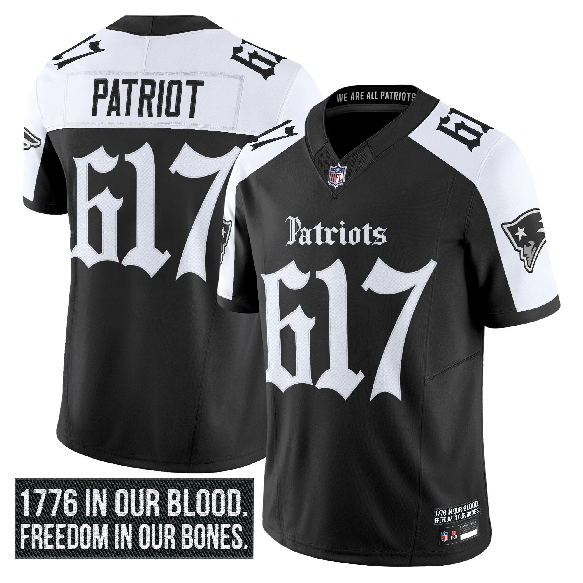 N.E Patriots #617 ‘Gothic Revolution Edition’ Limited Jersey