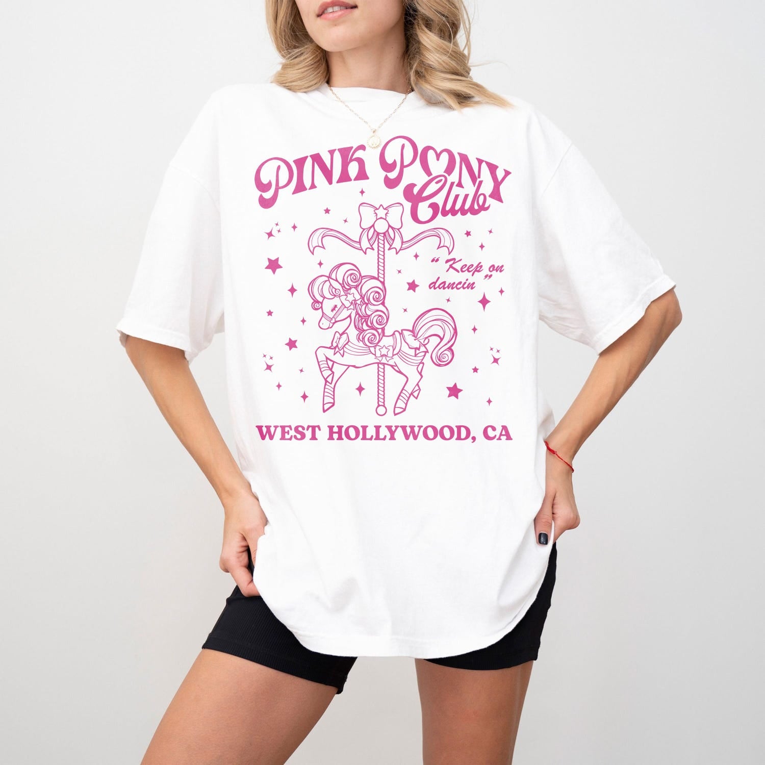 Pink Pony Club Shirt, Chappell Roan Shirt, Midwest Princess Tour, Sapphic Lesbian Pride Music Shirt, Keep On Dancing, WLW Pride Music Tee