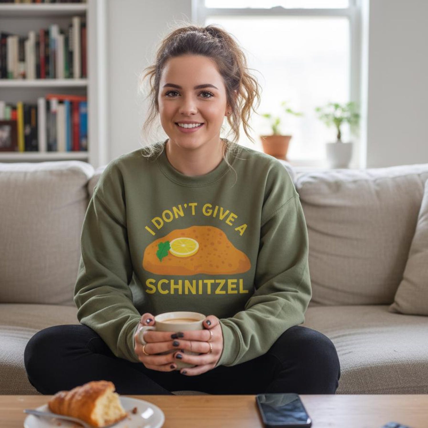 I Don't Give a Schnitzel Sweatshirt, a Very Jonas Christmas Sweatshirt, Like in the Movie T-Shirt, Gift for Fans, Schnitzel Shirt