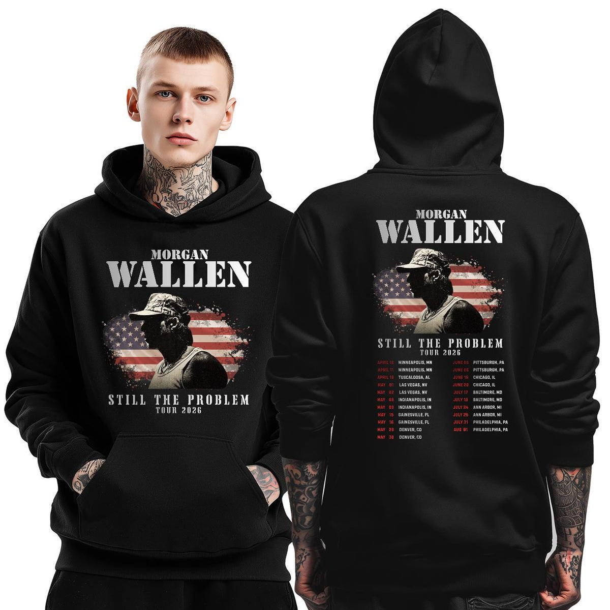 2026 Morgan Wallen Still The Problem Tour Hoodie, Morgan Sweatshirt, Morgan Wallen Country Longsleeve, Morgan Wallen Merch Sweatshirt'4418878402
