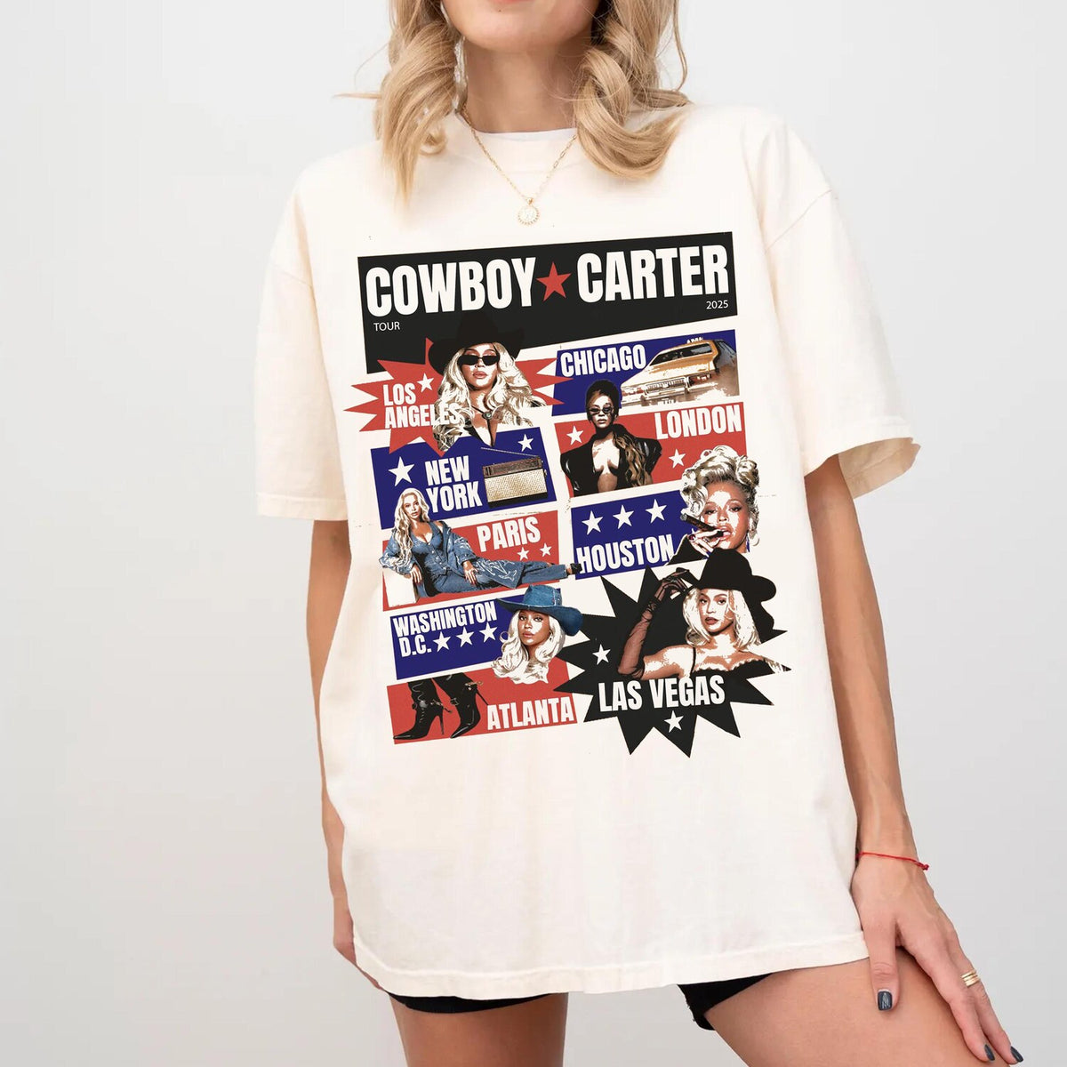 Comfort Colors Beyonce Cowboy Carter T-Shirt Unisex T-Shirt All Sizes