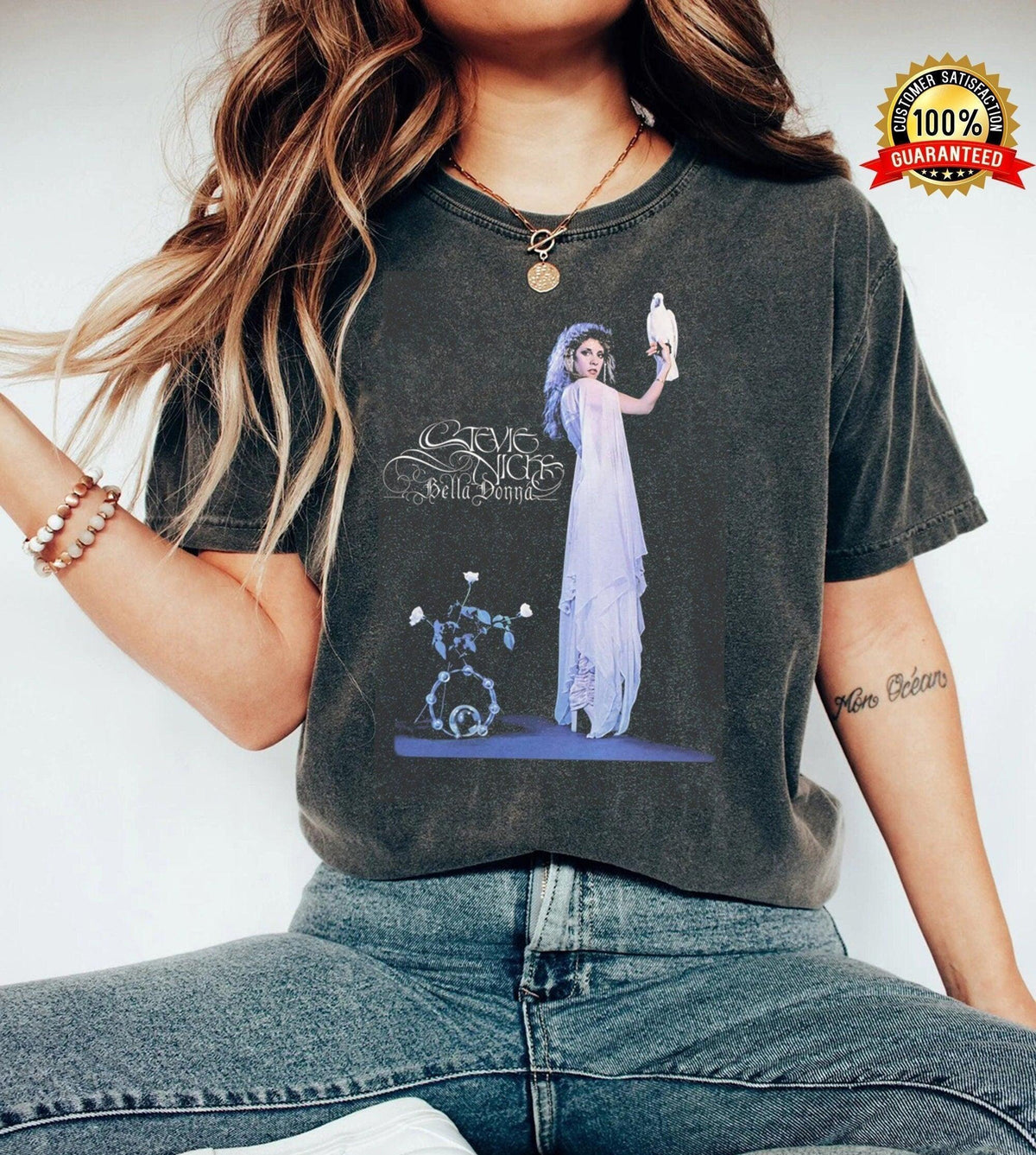 Stevie Nicks Shirt, Fleetwood Mac Band Shirt, Stevie Nicks Woman Shirt, Stevie Nicks T Shirt, Sweatshirt Hoodie GI811 (Classic Version) - Shirt King