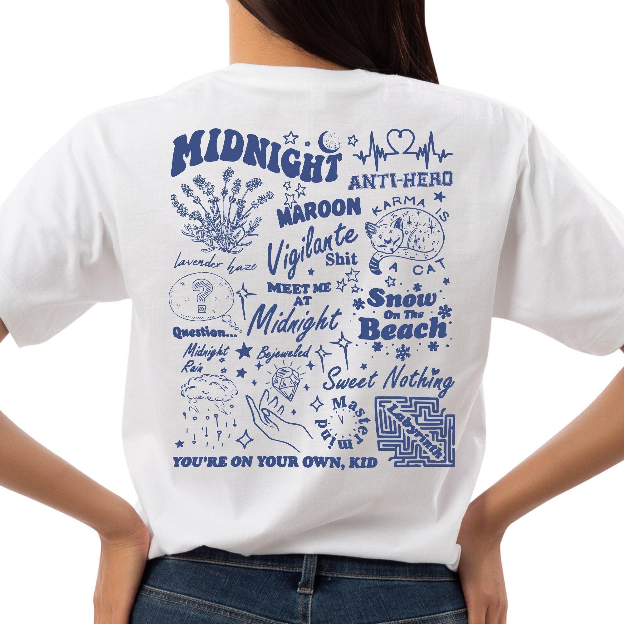 Midnights Album Taylor Swift T-Shirt, Midnights T-Shirt, Taylor Merch T-Shirt , Taylor's Version Tee, Midnights Merch, Taylor Swift Shirt (Classic Version) - Shirt King