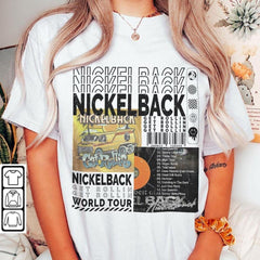 Nickelback Music Shirt, Merch Vintage Get Rollin' Tour 2023 Tickets Album Get Rollin Graphic Tee 90s Y2K Gift For Fan (Classic Version) - Shirt King